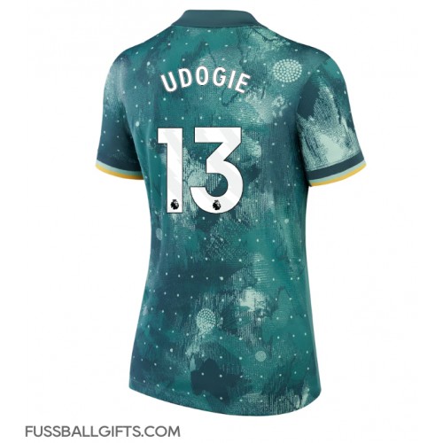 Tottenham Hotspur Destiny Udogie #13 Fußballbekleidung 3rd trikot Damen 2024-25 Kurzarm